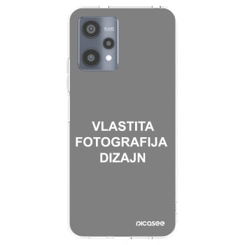Picasee silikonska prozirna maskica za Realme 9 Pro 5G - Vlastiti foto dizajn