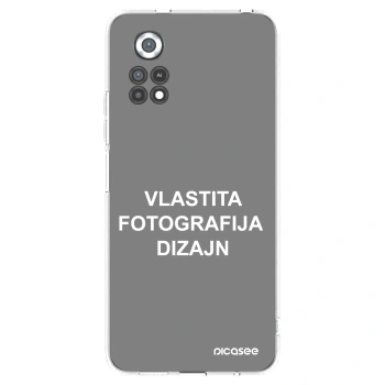 Picasee silikonska prozirna maskica za Xiaomi Poco X4 Pro 5G - Vlastiti foto dizajn