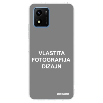 Picasee silikonska prozirna maskica za Vivo Y01 - Vlastiti foto dizajn