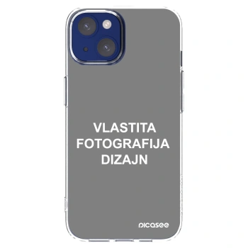 Picasee silikonska prozirna maskica za Apple iPhone 14 - Vlastiti foto dizajn