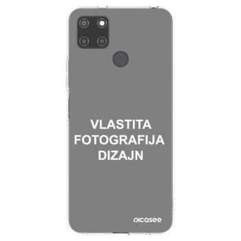 Picasee silikonska prozirna maskica za Realme C21Y - Vlastiti foto dizajn