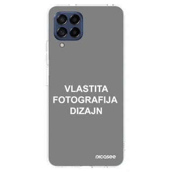 Picasee silikonska prozirna maskica za Samsung Galaxy M53 5G - Vlastiti foto dizajn