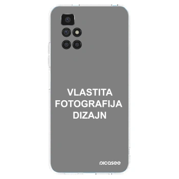 Picasee silikonska prozirna maskica za Xiaomi Redmi 10 (2022) - Vlastiti foto dizajn