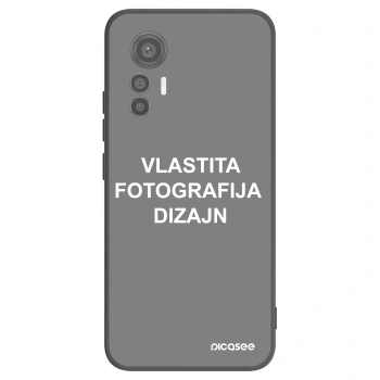 Picasee crna silikonska maskica za Xiaomi 12 Lite - Vlastiti foto dizajn
