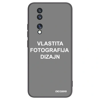 Picasee crna silikonska maskica za Honor 70 - Vlastiti foto dizajn