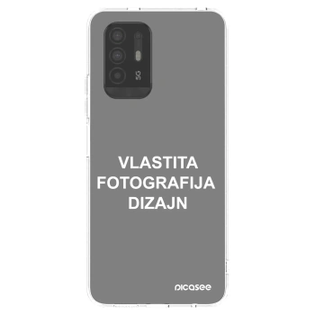 Picasee silikonska prozirna maskica za OPPO A94 5G - Vlastiti foto dizajn