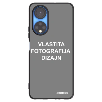 Picasee crna silikonska maskica za Honor X7 - Vlastiti foto dizajn