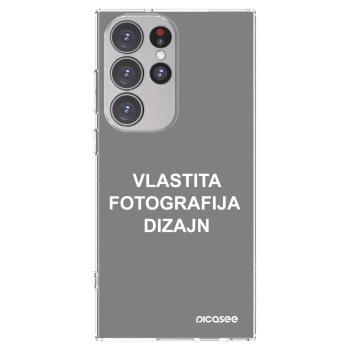 Picasee silikonska prozirna maskica za Samsung Galaxy S23 Ultra 5G - Vlastiti foto dizajn