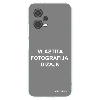 Picasee silikonska prozirna maskica za Xiaomi Poco X5 - Vlastiti foto dizajn