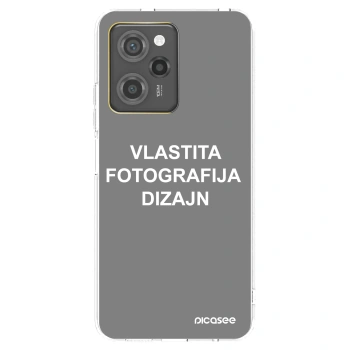 Picasee crna silikonska maskica za Xiaomi Poco X5 Pro - Vlastiti foto dizajn