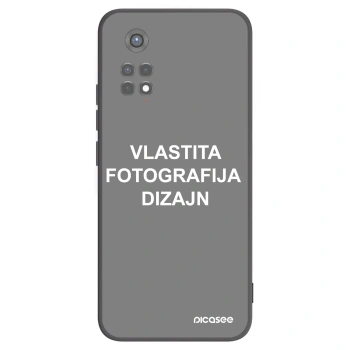 Picasee crna silikonska maskica za Xiaomi Redmi Note 11S 5G - Vlastiti foto dizajn