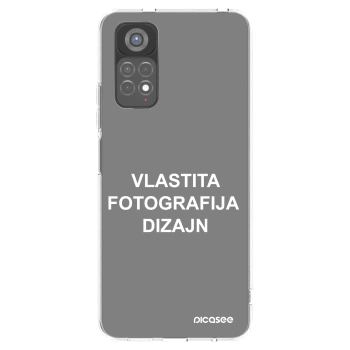 Picasee silikonska prozirna maskica za Xiaomi Redmi Note 11S 5G - Vlastiti foto dizajn
