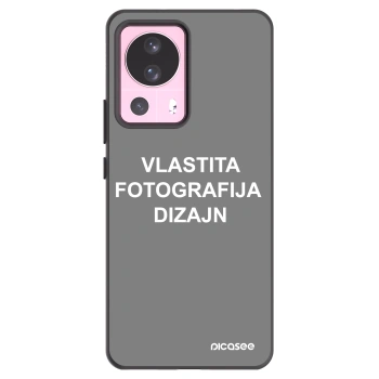 Picasee crna silikonska maskica za Xiaomi 13 Lite - Vlastiti foto dizajn