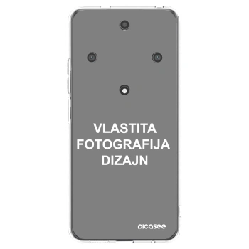Picasee silikonska prozirna maskica za Honor Magic5 Lite 5G - Vlastiti foto dizajn