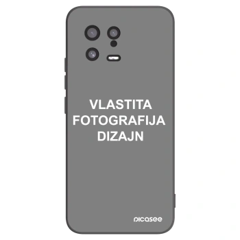 Picasee crna silikonska maskica za Xiaomi 13 - Vlastiti foto dizajn