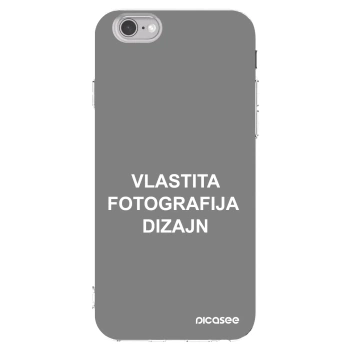 Picasee silikonska prozirna maskica za Apple iPhone 6/6S - Vlastiti foto dizajn