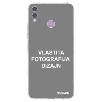 Picasee silikonska prozirna maskica za Honor 8X - Vlastiti foto dizajn