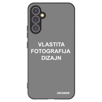 Picasee crna silikonska maskica za Samsung Galaxy A34 5G A346B - Vlastiti foto dizajn
