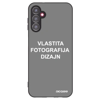 Picasee crna silikonska maskica za Samsung Galaxy A14 4G A145R - Vlastiti foto dizajn