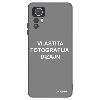 Picasee crna silikonska maskica za Xiaomi Redmi Note 12S - Vlastiti foto dizajn