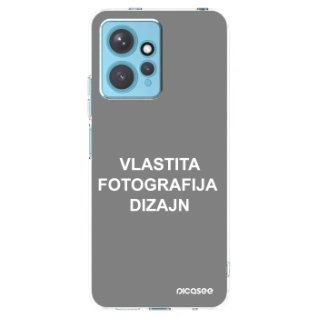 Picasee silikonska prozirna maskica za Xiaomi Redmi Note 12 4G - Vlastiti foto dizajn