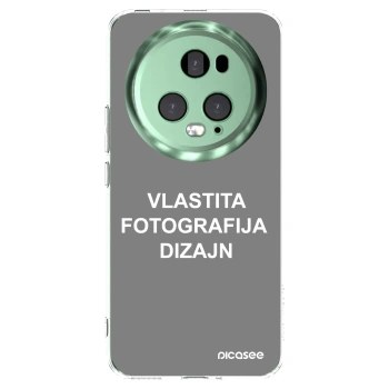 Picasee silikonska prozirna maskica za Honor Magic5 Pro - Vlastiti foto dizajn