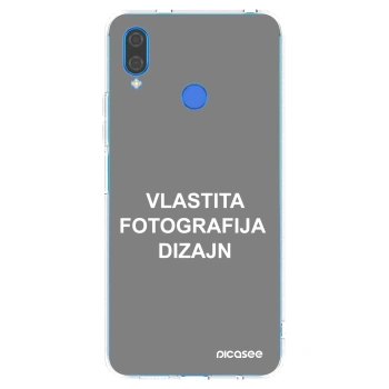 Picasee silikonska prozirna maskica za Huawei Nova 3 - Vlastiti foto dizajn