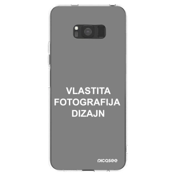 Picasee silikonska prozirna maskica za Samsung Galaxy S8 G950F - Vlastiti foto dizajn