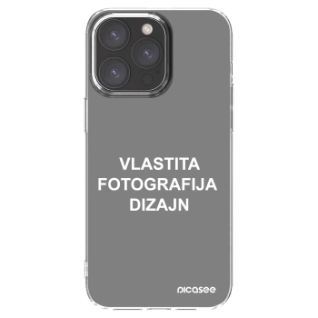 Picasee silikonska prozirna maskica za Apple iPhone 15 Pro Max - Vlastiti foto dizajn