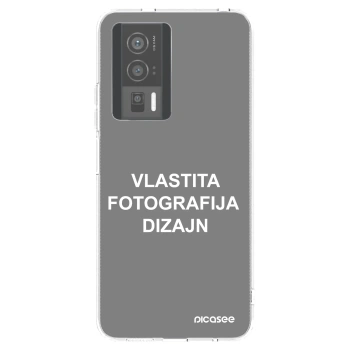 Picasee silikonska prozirna maskica za Xiaomi Poco F5 Pro 5G - Vlastiti foto dizajn
