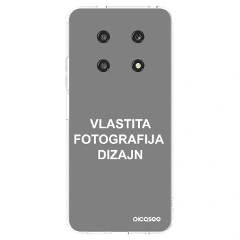 Picasee silikonska prozirna maskica za Honor Magic4 Lite 5G - Vlastiti foto dizajn