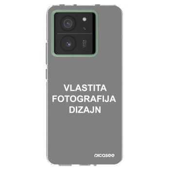 Picasee silikonska prozirna maskica za Xiaomi 13T Pro - Vlastiti foto dizajn