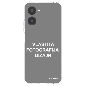 Picasee silikonska prozirna maskica za Realme 10 4G - Vlastiti foto dizajn