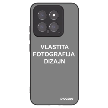 Picasee crna silikonska maskica za Xiaomi 14 - Vlastiti foto dizajn