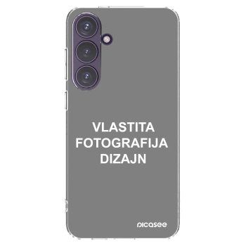Picasee silikonska prozirna maskica za Samsung Galaxy S24+ S926B 5G - Vlastiti foto dizajn