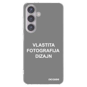 Picasee silikonska prozirna maskica za Samsung Galaxy S24 S921B 5G - Vlastiti foto dizajn