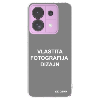 Picasee silikonska prozirna maskica za Xiaomi Redmi Note 13 Pro 5G - Vlastiti foto dizajn