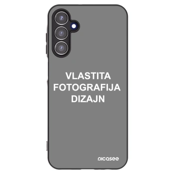 Picasee crna silikonska maskica za Samsung Galaxy A15 A156B 5G - Vlastiti foto dizajn