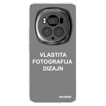 Picasee silikonska prozirna maskica za Honor Magic6 Pro - Vlastiti foto dizajn