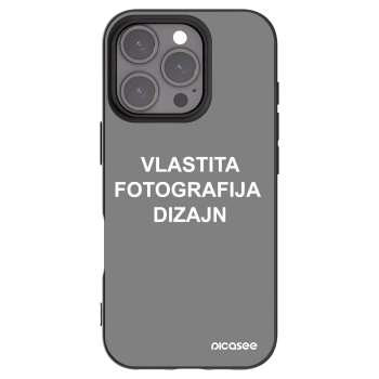 Picasee crna silikonska maskica za Apple iPhone 16 Pro - Vlastiti foto dizajn