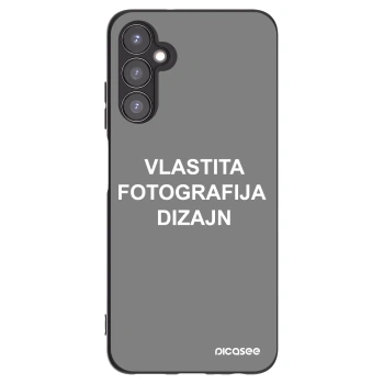 Picasee crna silikonska maskica za Samsung Galaxy A05s A057G - Vlastiti foto dizajn