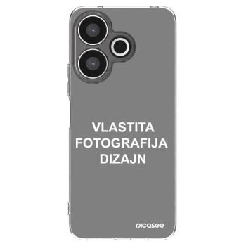 Picasee silikonska prozirna maskica za Xiaomi Redmi 13 4G - Vlastiti foto dizajn