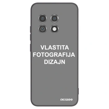 Picasee crna silikonska maskica za OnePlus 11 5G - Vlastiti foto dizajn