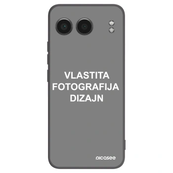 Picasee crna silikonska maskica za OnePlus Nord 4 - Vlastiti foto dizajn