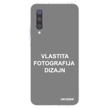 Picasee silikonska prozirna maskica za Xiaomi Mi 9 - Vlastiti foto dizajn