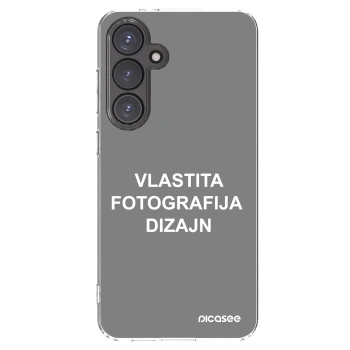 Picasee silikonska prozirna maskica za Samsung Galaxy S24 FE S721B - Vlastiti foto dizajn