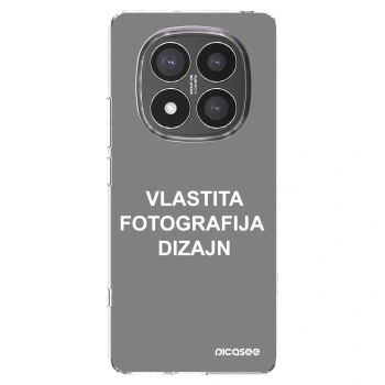 Picasee silikonska prozirna maskica za Xiaomi Redmi Note 14 Pro+ 5G - Vlastiti foto dizajn