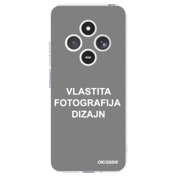 Picasee silikonska prozirna maskica za Xiaomi Redmi 14C - Vlastiti foto dizajn
