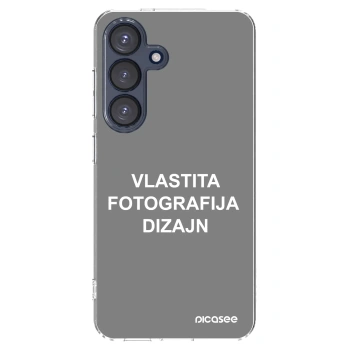 Picasee silikonska prozirna maskica za Samsung Galaxy S25 5G - Vlastiti foto dizajn
