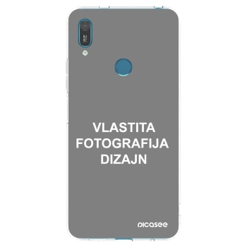 Picasee silikonska prozirna maskica za Huawei Y7 2019 - Vlastiti foto dizajn